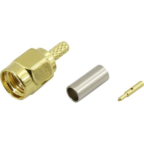 TRU COMPONENTS 93038c7 1386725 SMA-Steckverbinder Stecker, gerade 50 Ω 1 St.