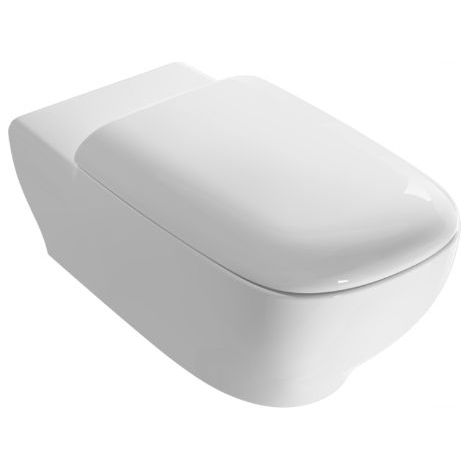 WC Globo Argento Maggiorato Sospeso 70x37 cm Senza Brida Bianco (1/2)