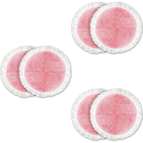 6-teiliges Ersatz-Dampfmopp-Tuch, Reinigungspads für elektrische Mopps der Serien 8 und 9, Piè