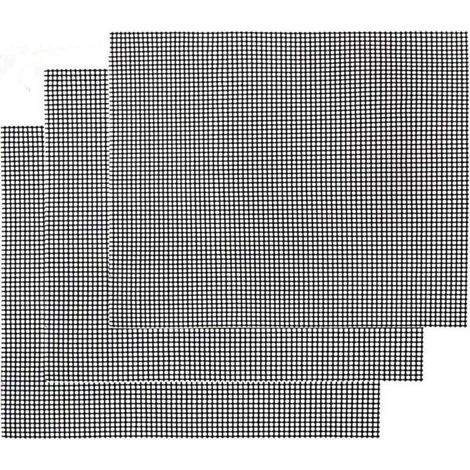 Tapis de cuisson antiadhésif Ulisem pour barbecue, 3 pièces – Plaque de cuisson réutilisable et résistante à la chaleur pour grillades intérieures et extérieures (1/4)