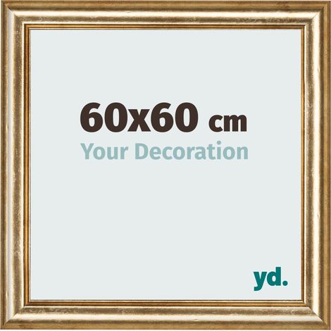 yd. - Cadre photo 60x60 - Or Antique - MDF - Lazio (1/5)
