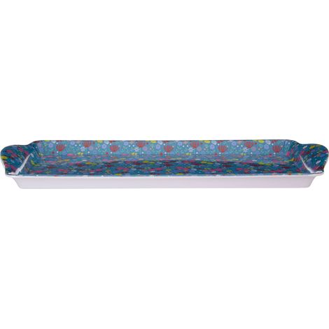 Interiors by Premier Floral Design Casey Sandwich Tray, Curved Contemporary Dining Tray, Functional Breakfast Tray (1/4)
