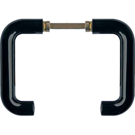 Béquille seule 94f - Longueur : 135 mm - Saillie : 60 mm - Diamètre : 20 mm - Décor : Noir - Matériau : Nylon - NORMBAU (1/2)