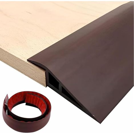 Profilé de transition pour plancher en PVC, réducteur de bord chevauch (1/5)