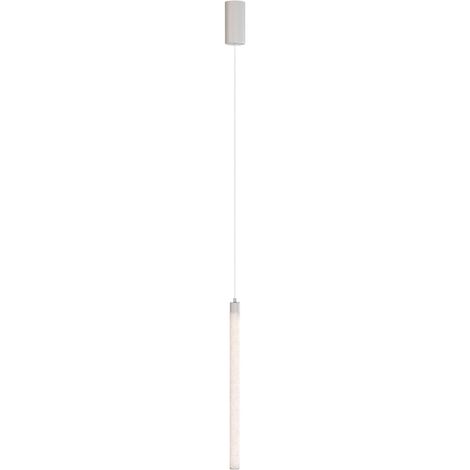 Lampadario A Sospensione Moderno Ray Alluminio Bianco Luce Led Integrato 20W (1/5)