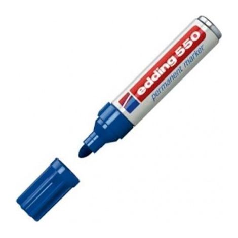Edding 4-550 003 marqueur indélébile Pointe biseautée Bleu 10 pièce(s)