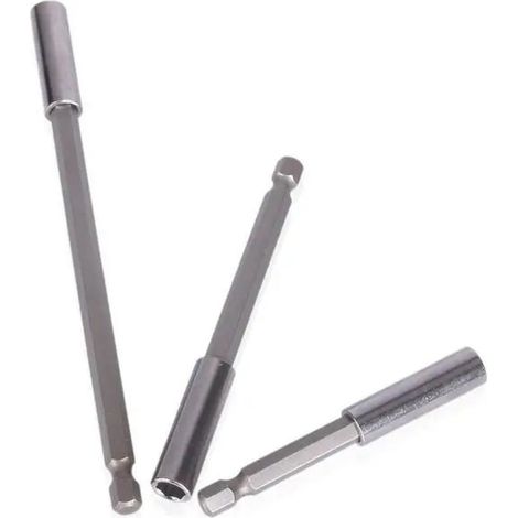 Rallonge magnétique pour embout de tournevis à tige hexagonale de 6,35 mm (1/4") (1/5)