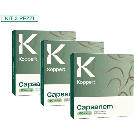 KOPPERT Kit 3 Confezioni Capsanem Koppert 50 milioni di nematodi (1/2)