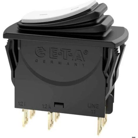 Interruttore E-T-A 3120-N554-P7T1-W02D-14A 14A IP40