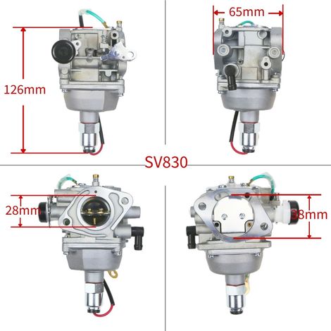 Der Vergaser SV725-830 ist kompatibel mit den Modellen 3285-325-S, 3285-328-S, 707-019 und ZT740-3017. (1/2)