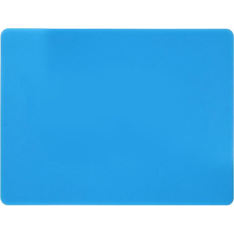Silikonmatte für Bastelarbeiten, Backen, Küchenarbeitsplatte, Harzformen, hitzebeständig, Platzdeckchen, blau, Größe M, 200 x 150 mm (1/5)