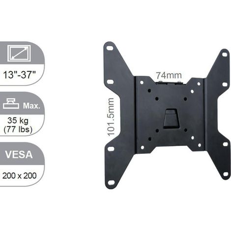 Supporto TV Vivolink VLMW1337 per televisori da 94 cm (37"), colore nero. (1/5)