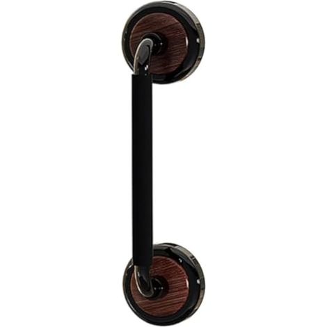 Poignée de porte à ventouse pour portes en verre, portes coulissantes de salle de bain, portes de réfrigérateur, armoires, double ventouse, poignée amovible réutilisable en caoutchouc souple pour une (1/4)