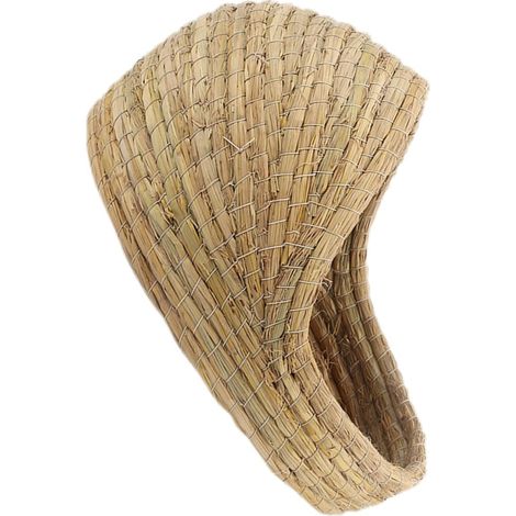 Woven Straw Nest for Small Animals, Comfortable Refuge for Hamsters, Rabbits and Chickens, Practical and Airy Sleeping House, Natural Straw (1/5)