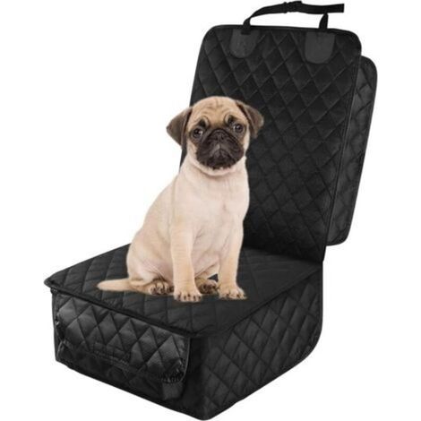 Coprisedile anteriore per cani, cuscino antiusura per sedile per animali domestici, protezione antigraffio, per auto e camion (nero) (1/5)