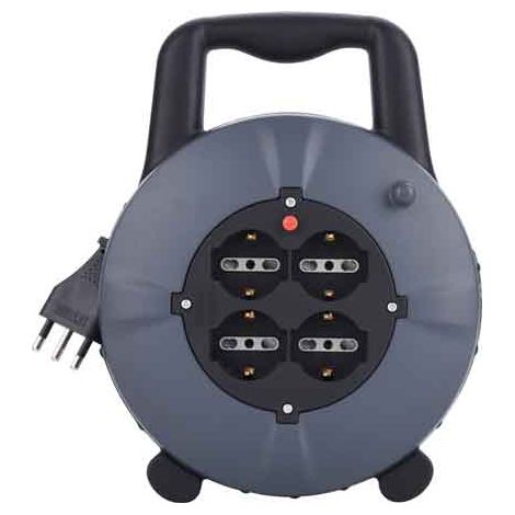 AVVOLGICAVO DOMESTICO CON MANICO 5 mt - ELECTRALINE (1/2)