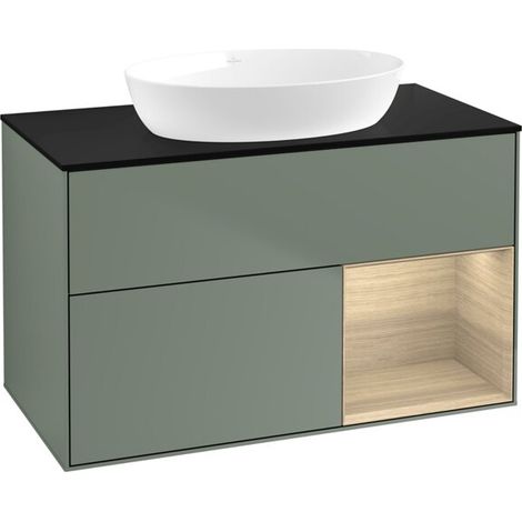Villeroy & Boch FA22PCGM meuble sous-lavabo Finion FA2 (1/2)