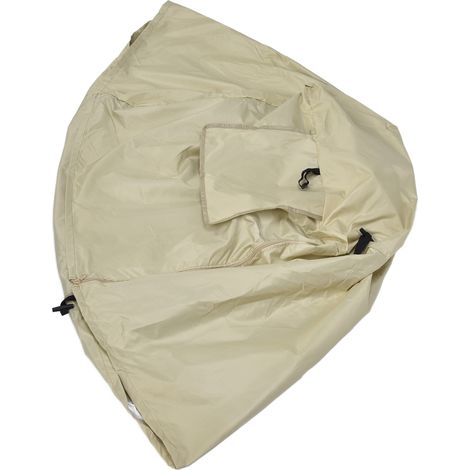 Copertura per cuccia per cani – cuccia per animali domestici – impermeabile e protettiva dal sole – dimensioni 63,5x50,8x48 cm – beige – riparo per esterni