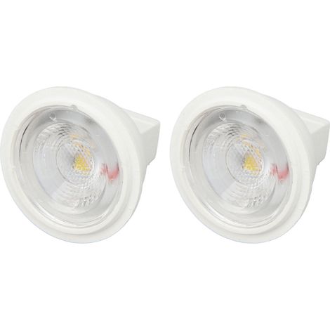 2 ampoules LED MR11 AC12V 3W 300LM, spots lumineux blanc froid 6000K‑6500K pour éclairage de magasins de vêtements et paysages (1/5)