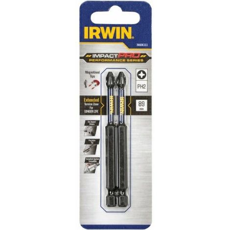 Irwin końcówka udar. ph2 x 89mm/2szt.