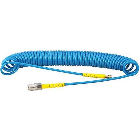 Tubo A Spirale In Poliuretano Raccordato 8 X 5 - Mt 8