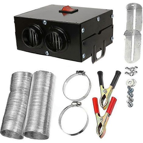 Ventilateur chauffant de pare-brise pour voiture, 800 W, désembueur et chauffage rapide, pour SUV et autres véhicules. (1/5)