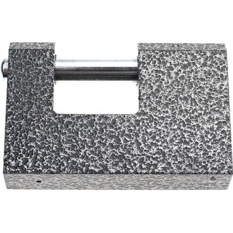 Cadenas Exterieur Ultra Robuste - Gros Cadenas Monobloc en Acier Solide Trempé - Protège Portes Garages, Containers, Barrières et Entrepôts (1/5)