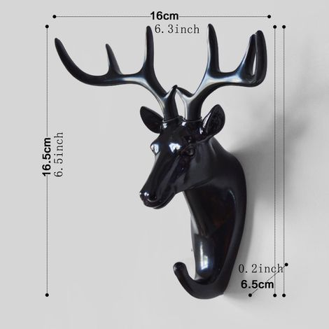 6 ganci decorativi da parete a forma di animali in resina per ingresso, camera da letto, bagno - ALTRO (1/4)