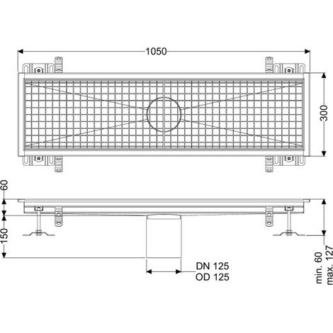 KESSEL 6130100 Gouttière à coffret Ferrofix