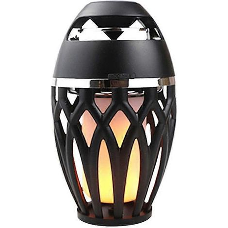 Tragbarer Bluetooth 5.0 Lautsprecher mit Flammeneffekt, LED, 5W Klang, IPX5 wasserdicht, ideal für Camping, Outdoor-Aktivitäten, Zuhause und Partys. (1/5)