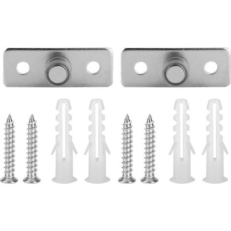 2 Pièces Guide de Sol pour Porte Coulissante en Acier Inoxydable, Accessoires Quincaillerie (1/5)