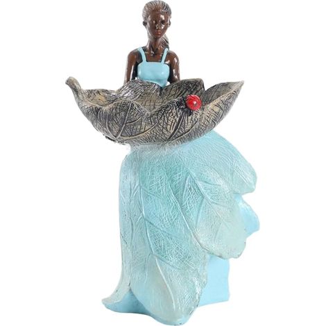 Mangeoire Oiseaux Résine pour décor Jardin Extérieur(Statue 1) Mangeoire à Oiseaux en Résine Design Minimaliste Décoration Extérieure Jardin (1/5)