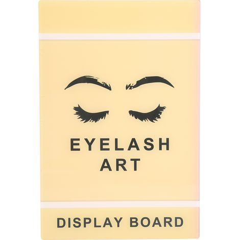 Livret Affichage Cils Postiches - Plastique Épais Imperméable - 35 Emplacements - Pour Boutique de Beauté - 1 Pièce (1/5)