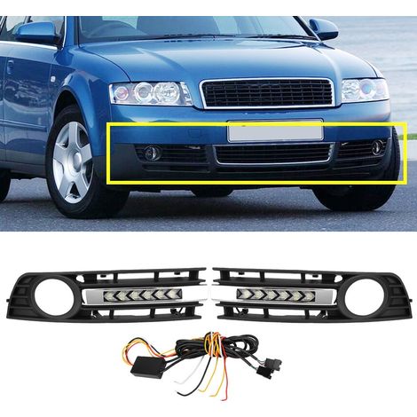 Nebelscheinwerfer + Blinker + Tagfahrlicht für Audi A4 B6 2001-2005 (Chrom)