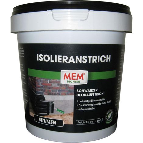 MEM Bitumen Isolieranstrich 1 l Grundierung & Imprägnierung (1/3)