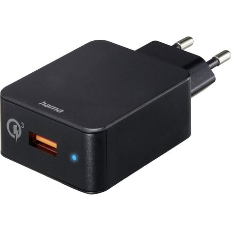 Hama USB Ladegerät 19.5 W 1x USB-A Schwarz Innenbereich (1/5)