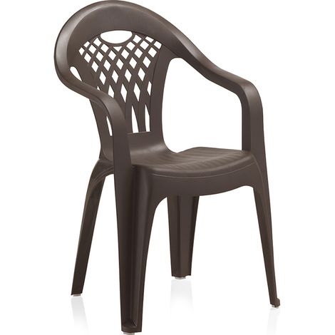 FPLUS playa silla monobloc cancun respaldo alto wengue 43026 (1/4)