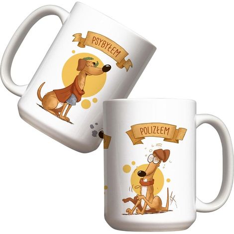 Becher - Hunde Ich war 440ml