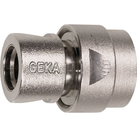 Raccord pour tuyau plus laiton nickelé taille tuyau 19 mm (1/2)