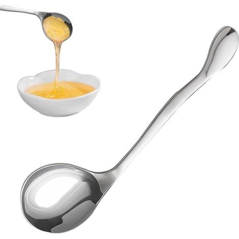 Set mit 2 gebogenen Löffeln für Senioren verstellbar aus Edelstahl ergonomischer Pflegelöffel rutschfester Griff für sichere Anwendung Essen mit (1/5)