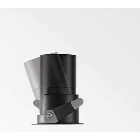 Ideal Lux Faretto moderno Quark 1 luce LED integrato nero alluminio