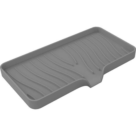 Porte-savon en silicone pour salle de bain et cuisine-Gray Large (1/5)