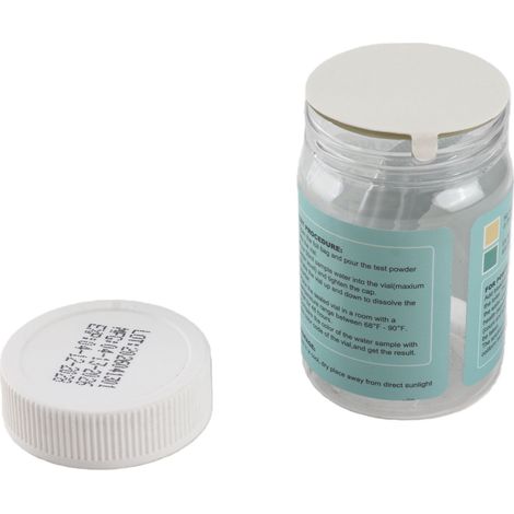 Kit de test d'eau potable : résultats instantanés, test de précision des coliformes, poudre pour eau du robinet, piscine, aquarium et puits. (1/5)