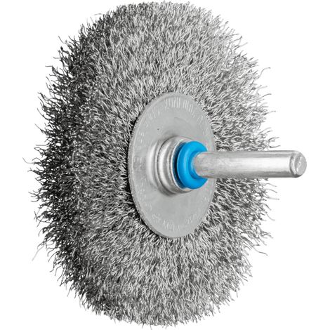 PFERD TOOLS Rundbürste ungezopft RBU Ø70x10mm Schaft-Ø6 mm Edelstahl-Draht-Ø0,20 10 Stk (1/4)