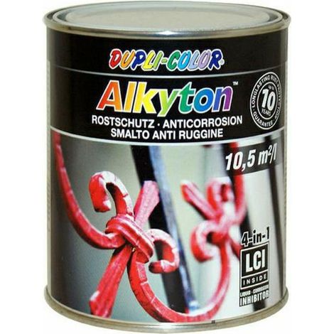 PEINTURE ANTIROUILLE RAL9001 BRILLANT EN POT 750ML DUPLI COLOR