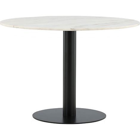 Estelle Esstisch Ø106 cm weiß. (1/3)