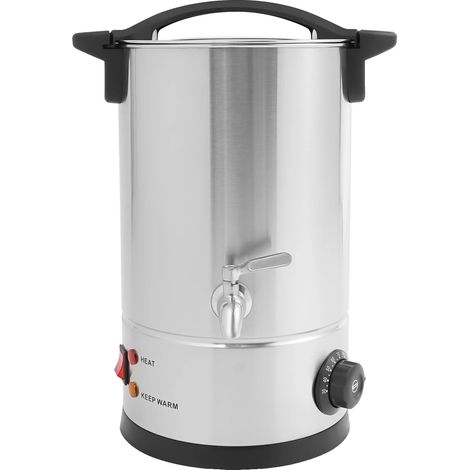 Scaldacera per candele, capacità 8 litri, forno in acciaio inox da 1800 W, riscaldamento rapido, controllo automatico della temperatura sicuro, ideale per la creazione di candele fai da te (1/2)