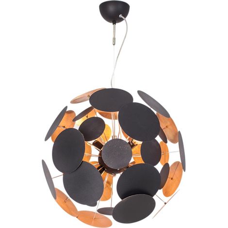Suspensions Planet 4x40W E14 Noir Fumé (1/3)