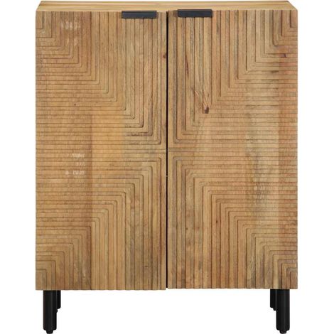 Maison Exclusive - Credenza Marrone 60x33x75 cm in Legno Massello di Mango (1/5)