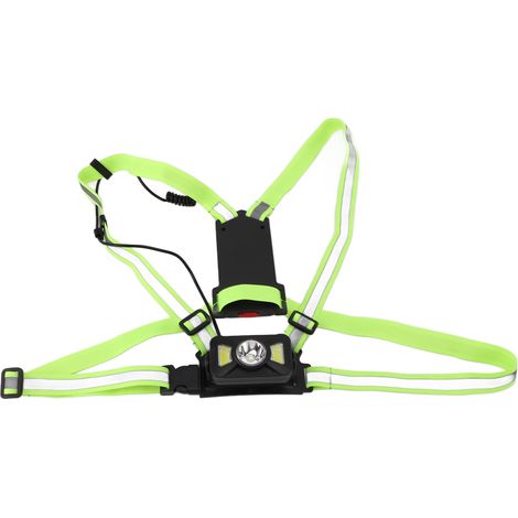 Lampe frontale Course Nuit Extérieure Double Source Lumière IP55 Étanche Vélo Sport Éclairage Marche Jogging Camping Randonnée (1/5)